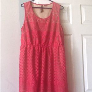 Pennington’s Pink Plus Size Dress